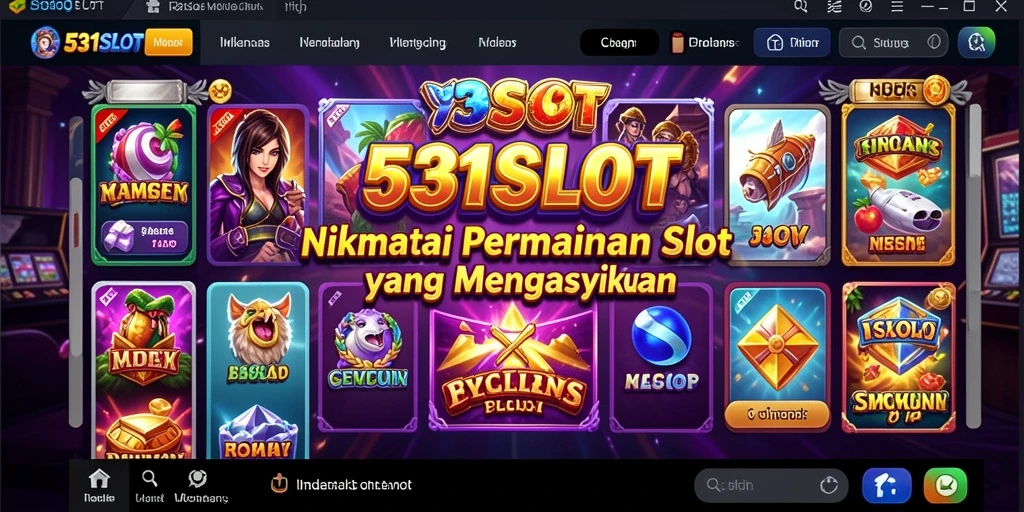 Gameplay menghibur penuh warna di 531SLOT.