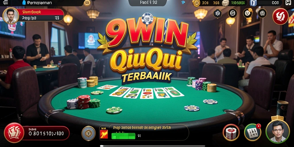 Tangkapan layar gameplay QiuQiu di 9WIN yang menawan.