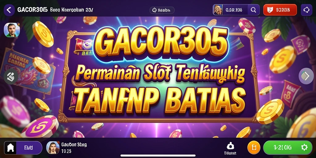 Tampilan gameplay seru GACOR305 saat pemain beraksi di slot.