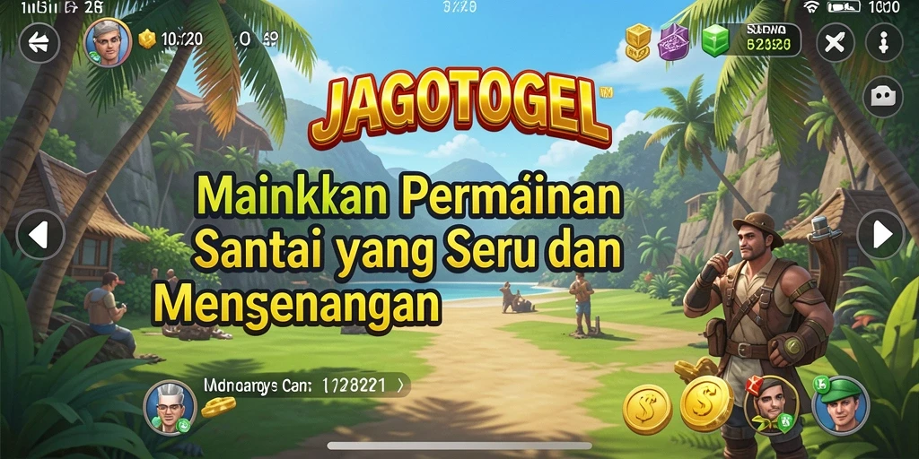 Tampilan menarik saat bermain JAGOTOGEL dengan grafis cerah.