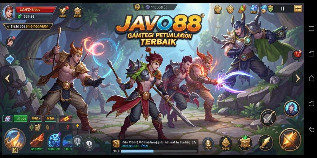 Tampilan gameplay menarik dari JAVO88 yang penuh strategi.