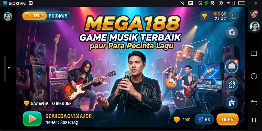 Gameplay seru dengan beragam lagu favorit di MEGA188.