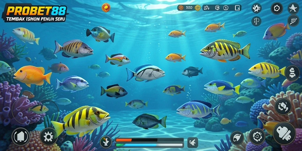 Gameplay seru Tembak Ikan di PROBET88.