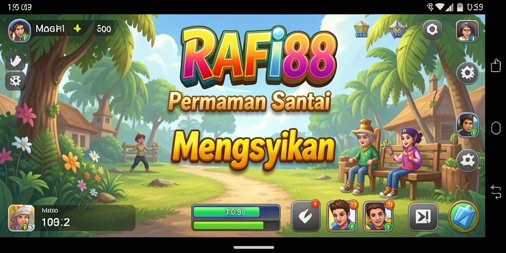 Tampilan gameplay seru dan menantang di RAFI88.